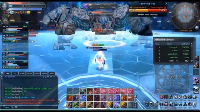 Scarlet Blade Titan PVP 2 hour Fight. смотреть онлайн