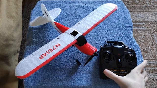 Volantex Sport Cub 500 761-4 RC Airplane - Unboxing & Testing Components смотреть онлайн