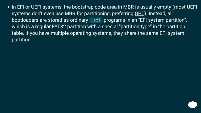 EFI Partition vs /boot partition смотреть онлайн