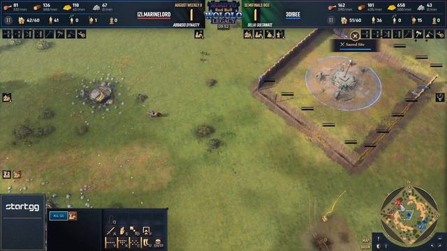 MarineLorD vs Bee: Road to Red Bull Wololo August Weekly #2 - Age Of Empires 4 смотреть онлайн