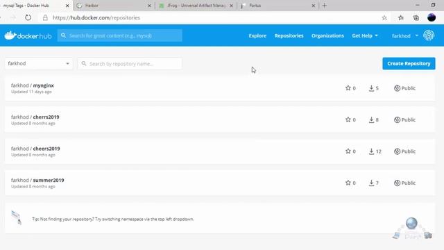Docker imageni docker-hubga joylash (5-dars) смотреть онлайн