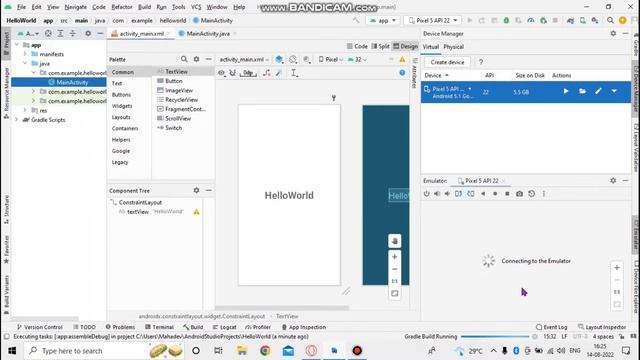 How to make Hello World App in Android Studio 2022 || How To Create Android Studio Application || смотреть онлайн
