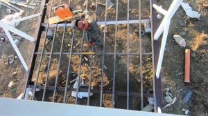 Как я строил дом из сендвич панелей на металлокаркасе часть 2 / Септик / Плоская кровля