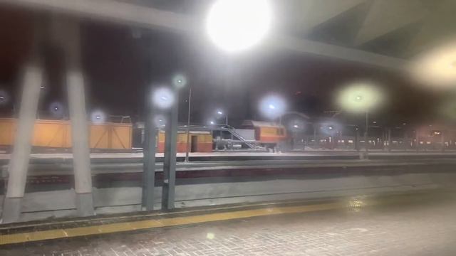 Снегоуборочная машина СМ2Б - 1166 на Ленинградском вокзале смотреть онлайн