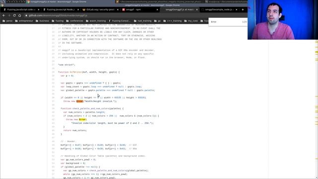 Find Bugs in js/npm/nodejs code using Fuzz Testing (jsfuzz) - JavaScript Security #1 смотреть онлайн