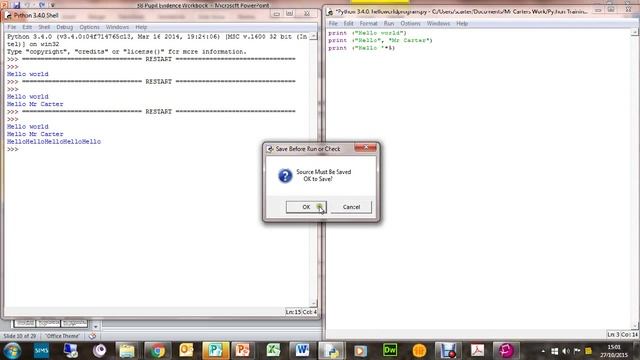 Python Training Video 1- Gui vs Shell, Strings and Variables смотреть онлайн