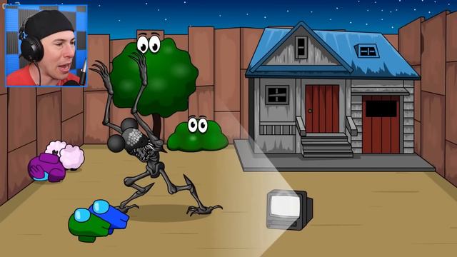 YOU LAUGH = DELETE AMONG US Challenge! (Funny Animations Try not to laugh) смотреть онлайн
