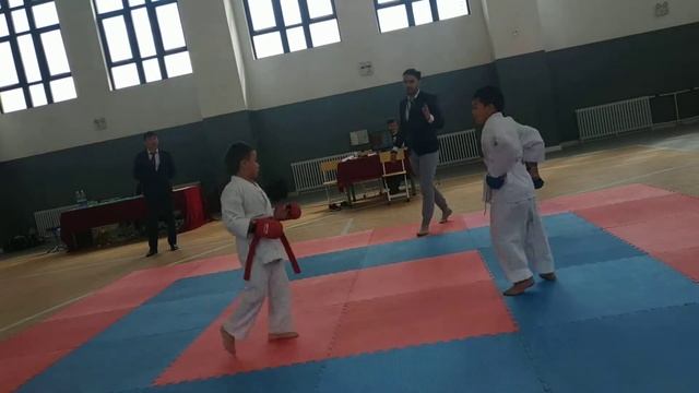 Каратэ/кумите/шотокан,  1-соревнование, Исаев Бекбол Даниярович