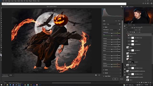 Photoshop Manipulation Tutorial Jack-0-lantern смотреть онлайн