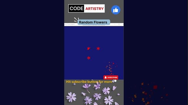 Drawing Flowers in Python Using Turtle | #trending #viral #turtlegraphics #python #coding смотреть онлайн
