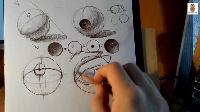 как БЫСТРЕЕ научиться рисовать Глаза смотреть онлайн