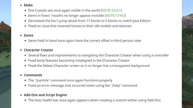 Minecraft Bedrock 1.13.0.16 BETA OUT NOW ! CREATOR + FOXES ! [ Change Log ] MCPE / Xbox / Windows 1 смотреть онлайн