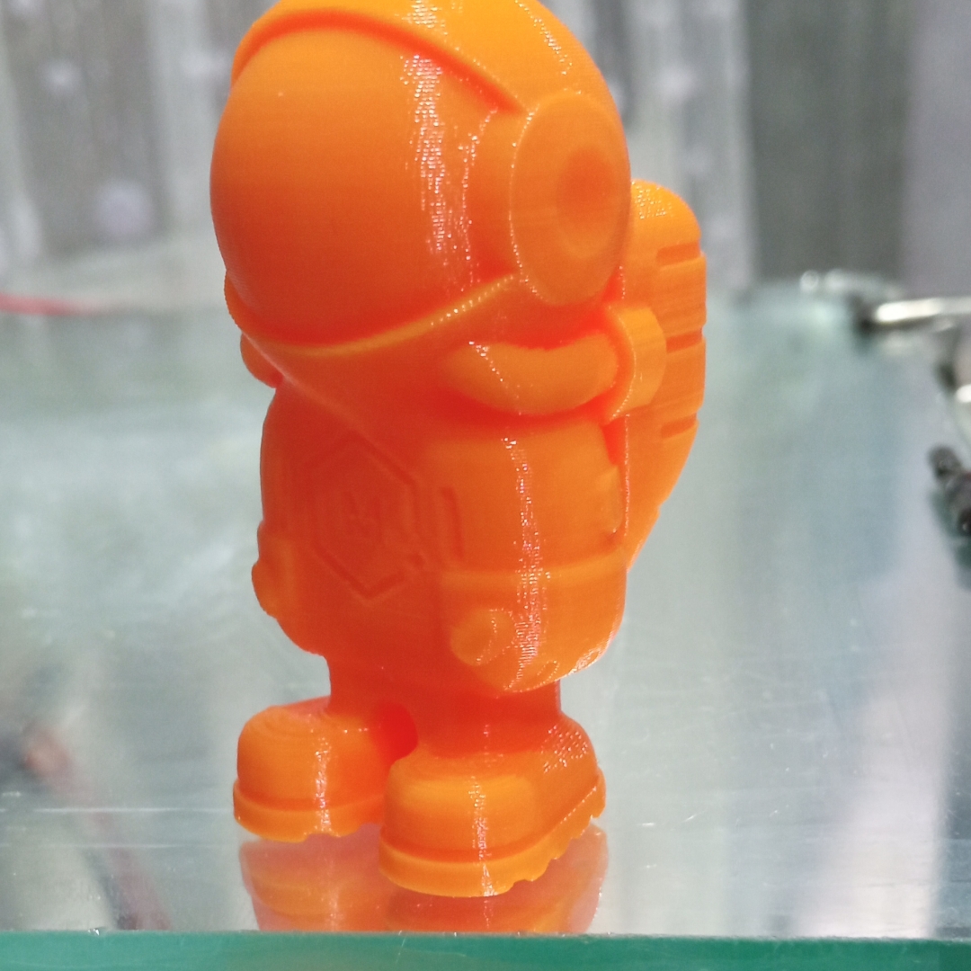 Тестовая печать космонавта