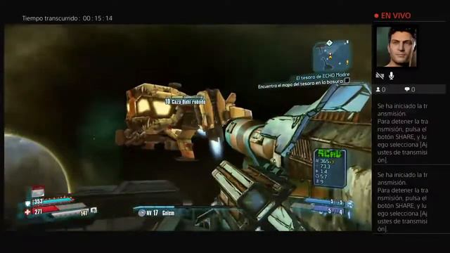Borderlands The Pre-Sequel. El tesoro de ECHO madre. смотреть онлайн