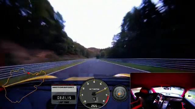 Porsche 911 GT2 RS Record Nürburgring Nordschleife (On-Board) смотреть онлайн