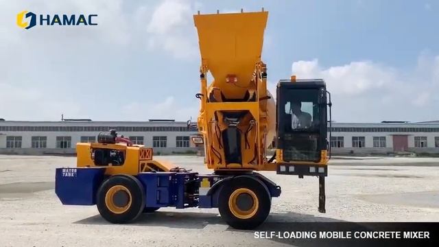 HMC350 3.5m3 Self-loading concrete mixer for sale смотреть онлайн