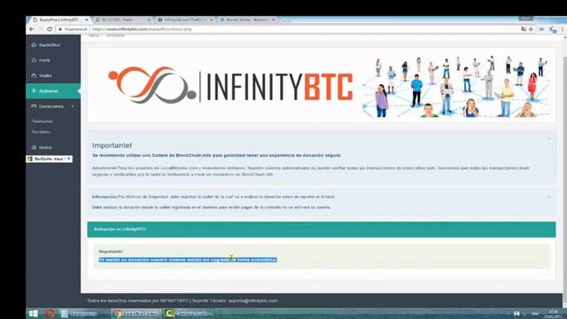 #InfinityBTC Подробная Регистрация смотреть онлайн