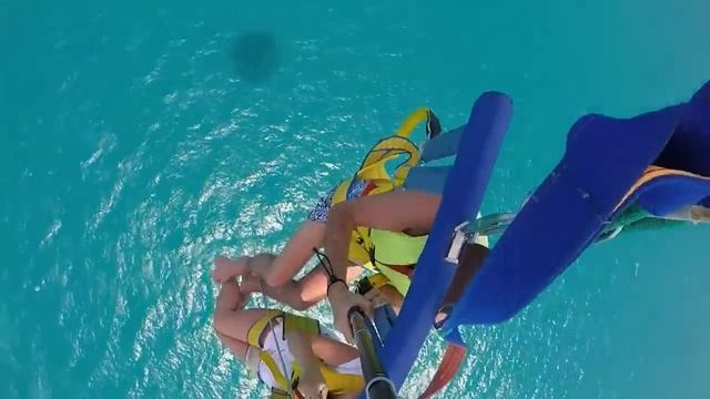 ТОПЧИК. Катер оторвал трос от парашюта. Настоящий экстрим и ШОК. смотреть онлайн