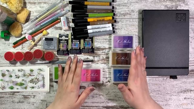 Новогодний подарок! Тестируем акварель Rembrandt, штампы смотреть онлайн