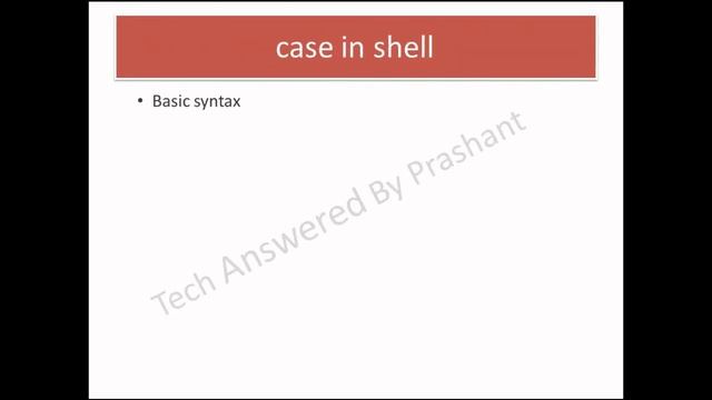 Linux Shell Script If & Case Command execution and Usage theory смотреть онлайн