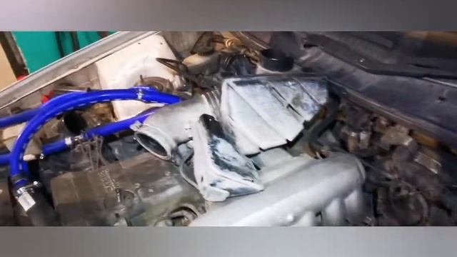 Тойота марк 2, промывка печки, системы охлаждения. смотреть онлайн