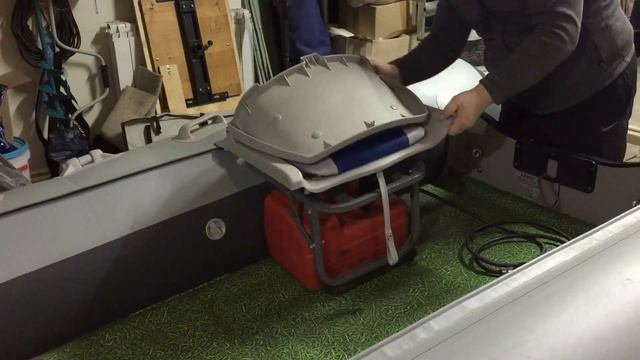 Поворотное кресло в ПВХ лодку с НДНД смотреть онлайн