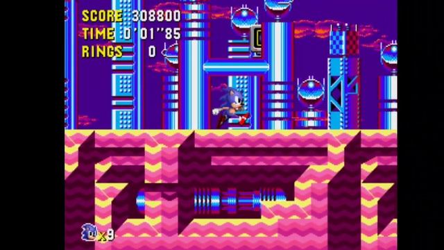 Sonic Cd ++ Speed Run And Mega Score. Part 1