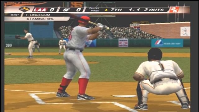(Los Angeles Angels vs San Francisco Giants) (2K Sports Major League Baseball 2K9 PS2) смотреть онлайн