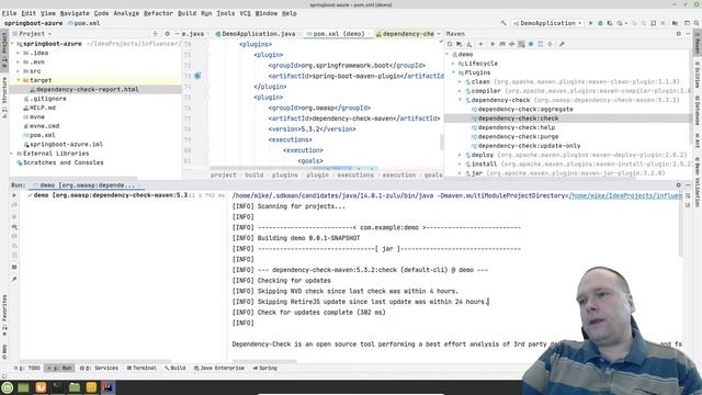 OWASP dependency check Maven смотреть онлайн
