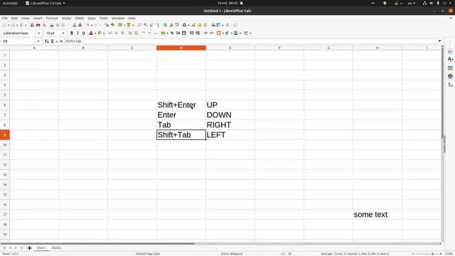 How to navigate from a cell or to a cell in LibreOffice Calc using different methods смотреть онлайн