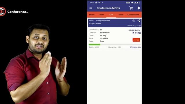 CA Inter Live Test - Rs.5100 Prize Pool | Company Audit смотреть онлайн
