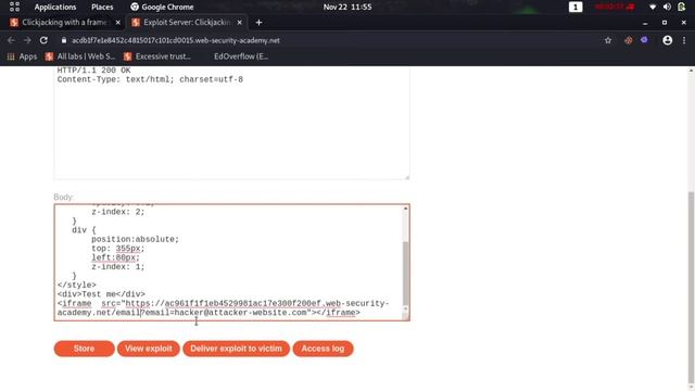 Clickjacking with a frame buster script (Video Solution) | 2020 смотреть онлайн