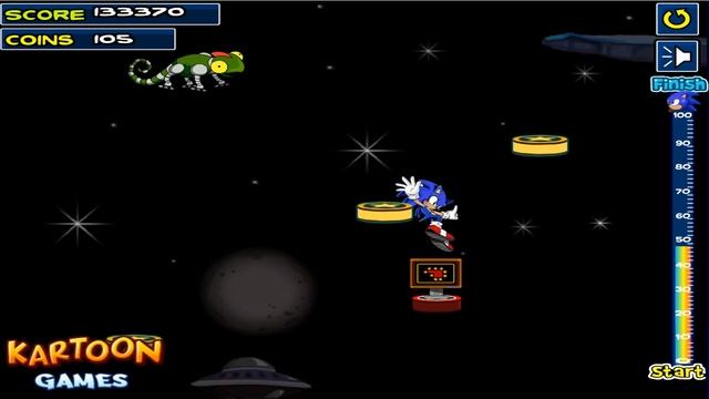 Sonic Jump Star (sonic fangame) смотреть онлайн