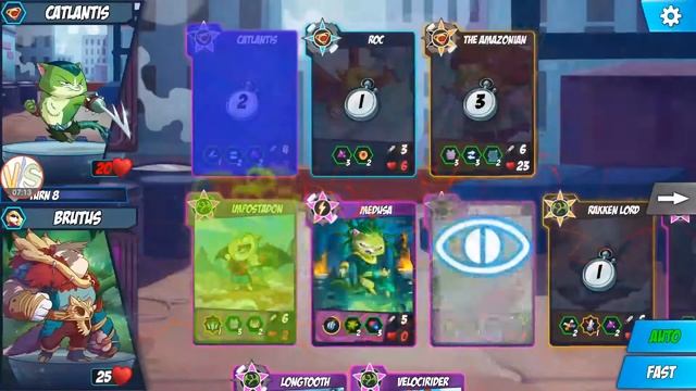 SUPER CATS Mission Gold Gameplay TAP CATS EPIC CARD BATTLE смотреть онлайн