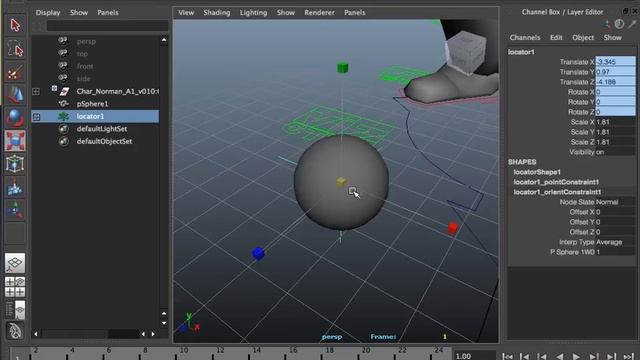 Использование Parent Constraint в анимации смотреть онлайн