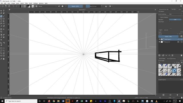 How to Make a Perspective Grid in Krita 2021 смотреть онлайн