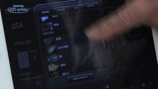 Sweetwater iOS Update - Vol. 32, DM1 Drum Machine App Demo смотреть онлайн