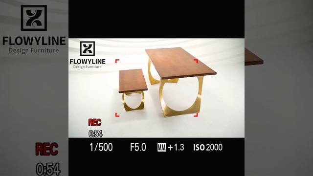 Cleo Gold Brass Table Legs for Dining Table, Coffee Table.. |FLOWYLINE DESIGN смотреть онлайн