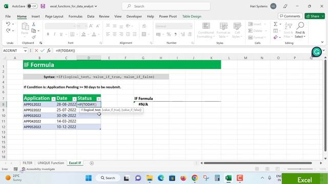 Excel - Excel formulas + Excel IF Condition for Data Analyst смотреть онлайн