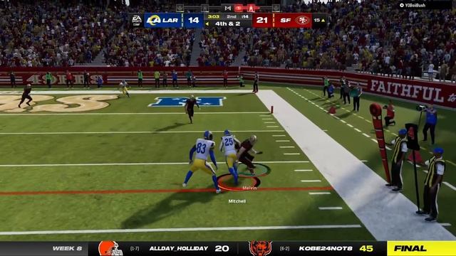 OG S3 W8 Niners Rams смотреть онлайн