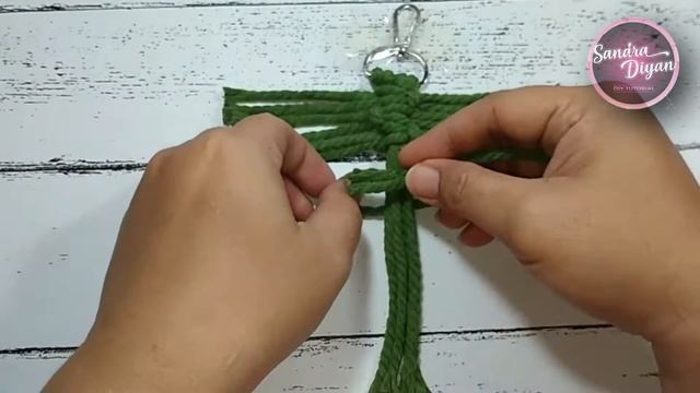 TUTORIAL Gantungan Daun MACRAME l DIY Leaf MACRAME смотреть онлайн