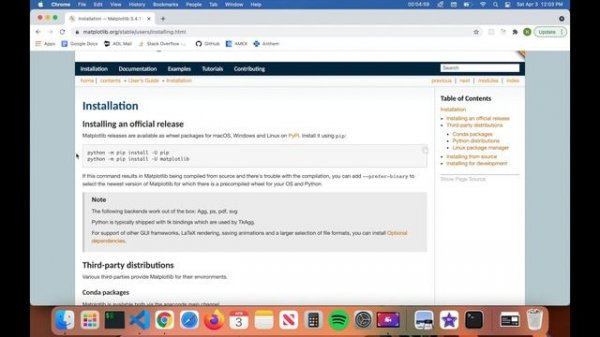 How to Install Matplotlib in Python and Run in Visual Studio Code