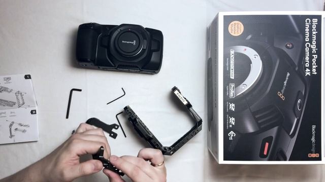 Blackmagic Pocket Cinema Camera 4K (BMPCC4K) & Tilta Cage