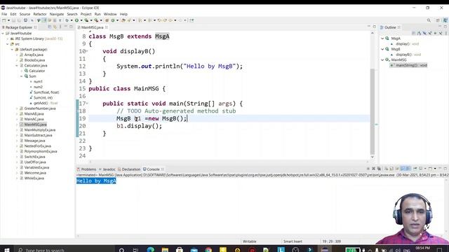 Java OOPS -23: Method Overriding Java | Run Time Polymorphism Java | | CS Teacher DSSSB/HSSC/KVS/NE смотреть онлайн