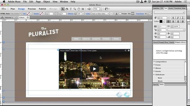 MacGroup January 27 2013 Meeting - Creating Websites with Adobe Muse смотреть онлайн