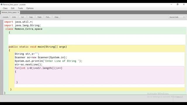 Remove Whitespace From a String in Java смотреть онлайн