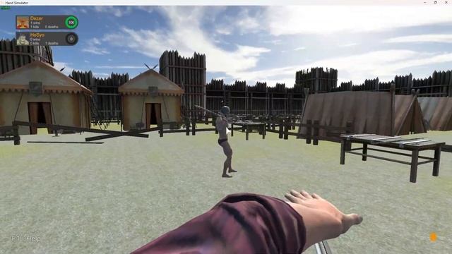 В игра в которой тебя не слушаются руки тебе нужно устранить своего оппонент и выжить самому. смотреть онлайн