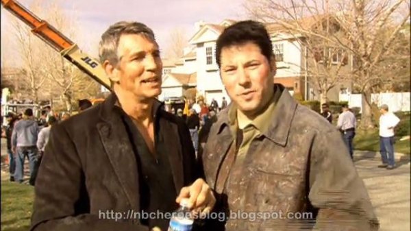NBC Heroes Company Man interview Eric Roberts Greg Grunberg