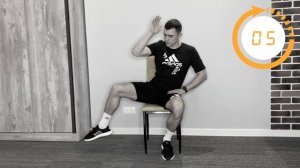 Пресс за 9 минут на стуле | дома в офисе на работе