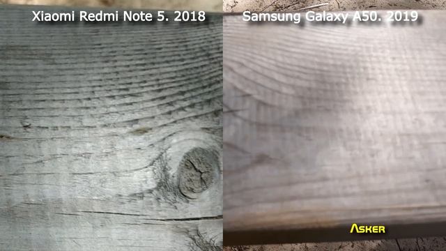 Samsung Galaxy A50 vs Xiaomi Redmi Note 5. Видео. Локация лес. Asker смотреть онлайн